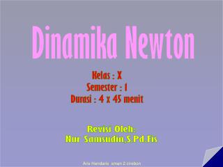 Dinamika Newton