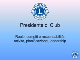 Presidente di Club