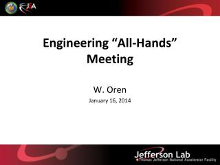 Engineering “All-Hands” Meeting