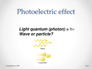 Photoelectric effect