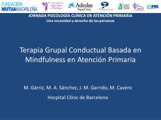 Terapia Grupal Conductual Basada en Mindfulness en Atención Primaria