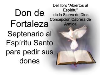 Don de Fortaleza Septenario al Espíritu Santo para pedir sus dones