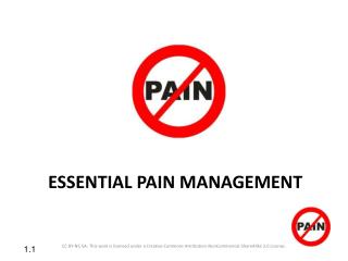 ESSENTIAL PAIN MANAGEMENT