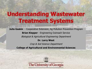 Understanding Wastewater Treatment Systems