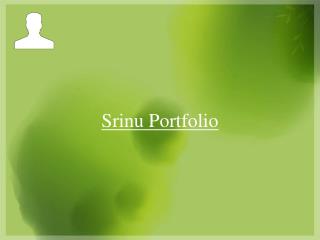 Srinu Portfolio