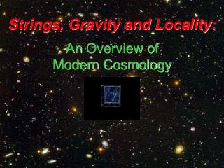 Strings, Gravity and Locality: