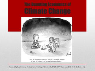 The Daunting Economics of Climate Change