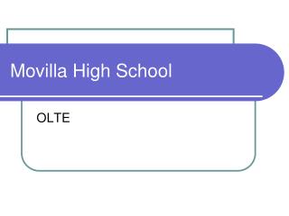 Movilla High School