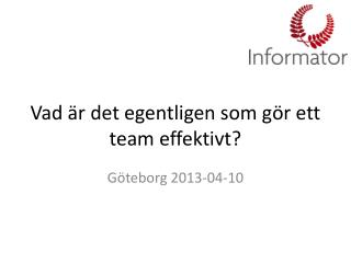 Vad är det egentligen som gör ett team effektivt?