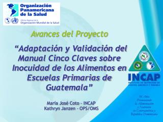 Avances del Proyecto