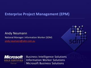 Enterprise Project Management (EPM)