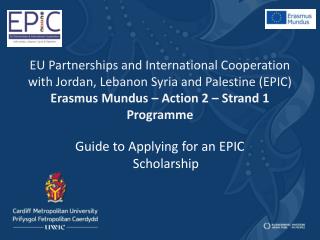 Guide to Applying for an EPIC Scholarship