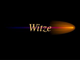 Witze