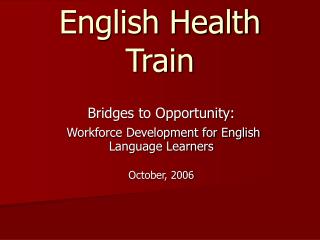 English Health Train