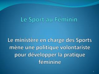 Le Sport au Féminin