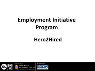Employment Initiative Program