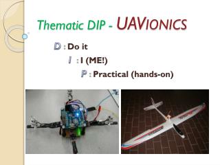 Thematic DIP - UAV IONICS