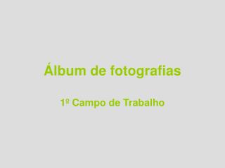 Álbum de fotografias