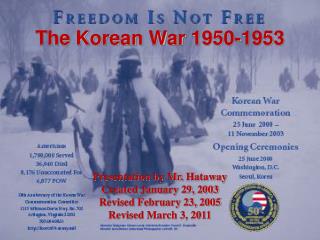 The Korean War 1950-1953