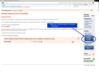 Cliquez sur “Communication de chômage temporaire” op “Nieuwe mededeling”