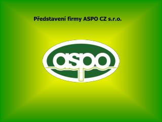 Představení firmy ASPO CZ s.r.o.