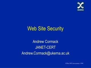 Web Site Security