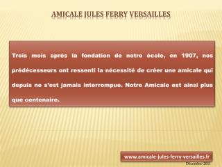 Amicale Jules Ferry Versailles