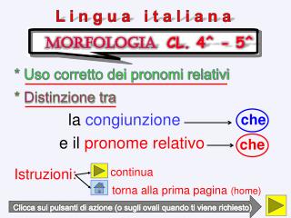 MORFOLOGIA CL. 4^ - 5^