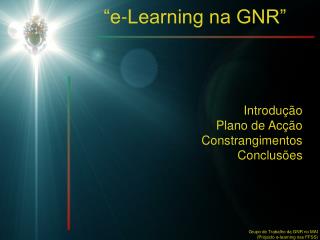 “e-Learning na GNR”