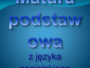 Matura podstawowa