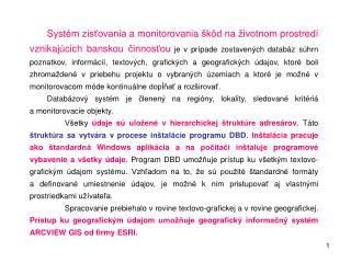 Inventarizačný systém – monitorovacia fáza