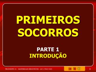 PRIMEIROS SOCORROS