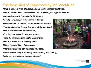 The Best Kind of Classroom by Ian MacMillan