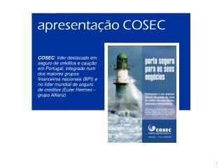 apresentação COSEC