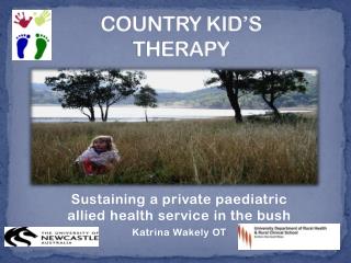 COUNTRY KID’S THERAPY