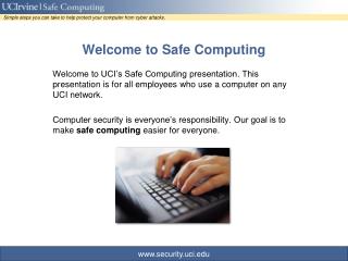 Welcome to Safe Computing
