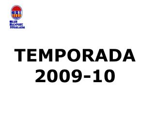 TEMPORADA 2009-10