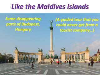 Like the Maldives Islands
