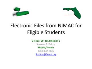 Electronic Files from NIMAC for Eligible Students