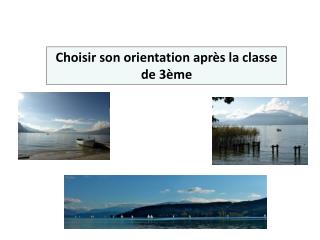 Choisir son orientation après la classe de 3ème