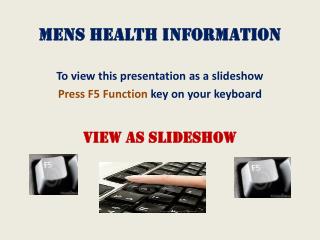 MENS HEALTH INFORMATION