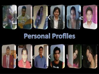 Personal Profiles