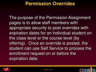 Permission Overrides
