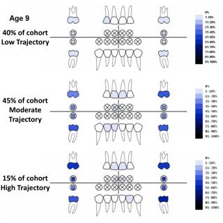 40% of cohort Low Trajectory