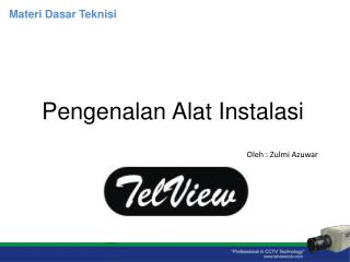 Materi Dasar Teknisi