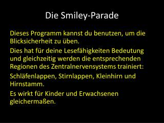 Die Smiley-Parade