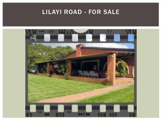LILAYI ROAD - FOR SALE