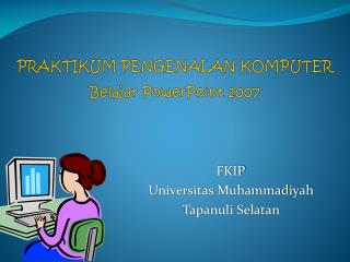 F KIP Universitas Muhammadiyah Tapanuli Selatan