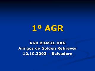 1º AGR