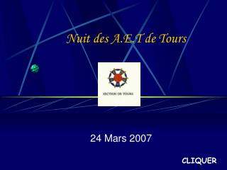 Nuit des A.E.T de Tours